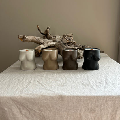 Woman Body Concrete Soy Scented Candle